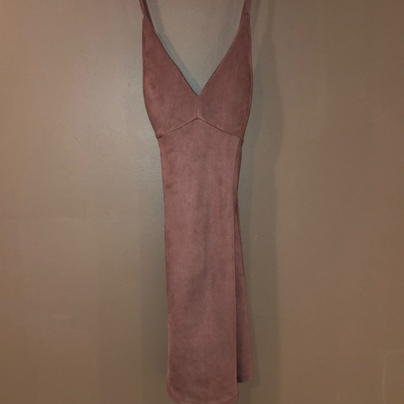 NWT-Lavender Velour Fitted Dress - Picture 1 of 5